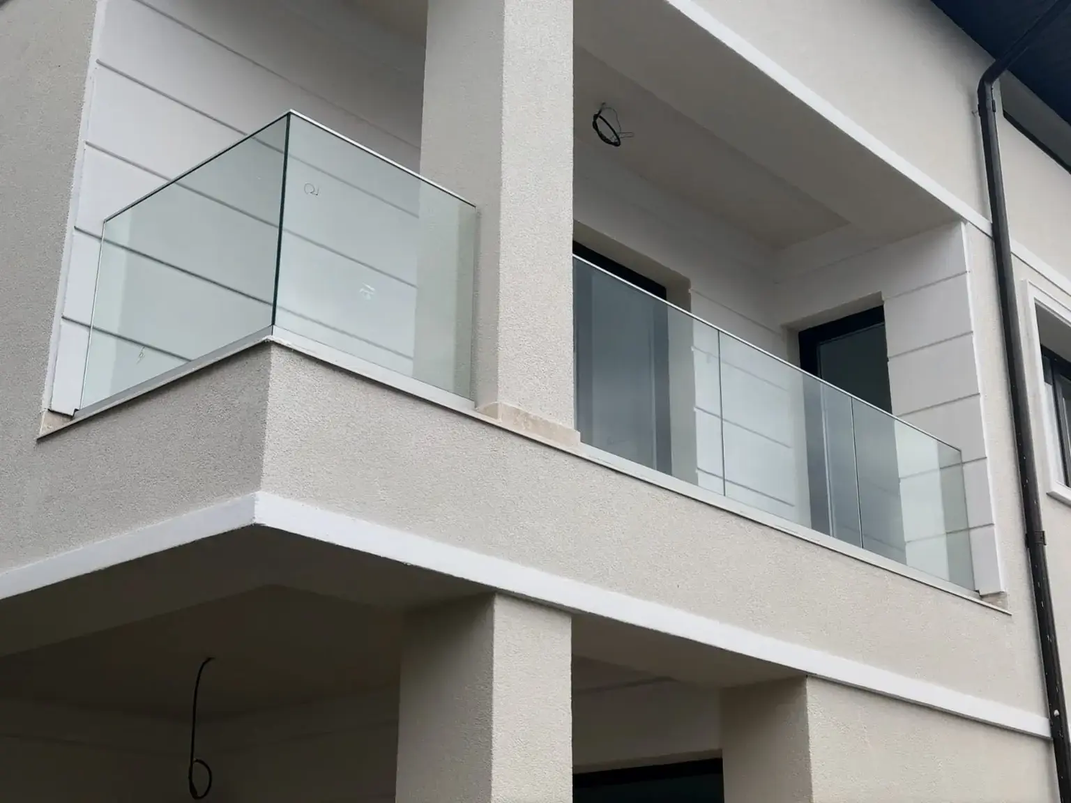 Glasgeländer für Decks und Balkone